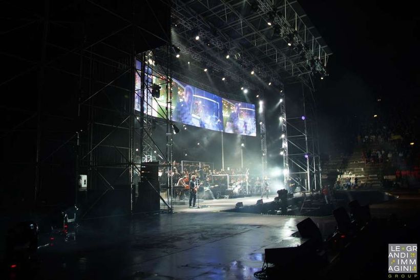 Stage left - Ligabue Arena 2008