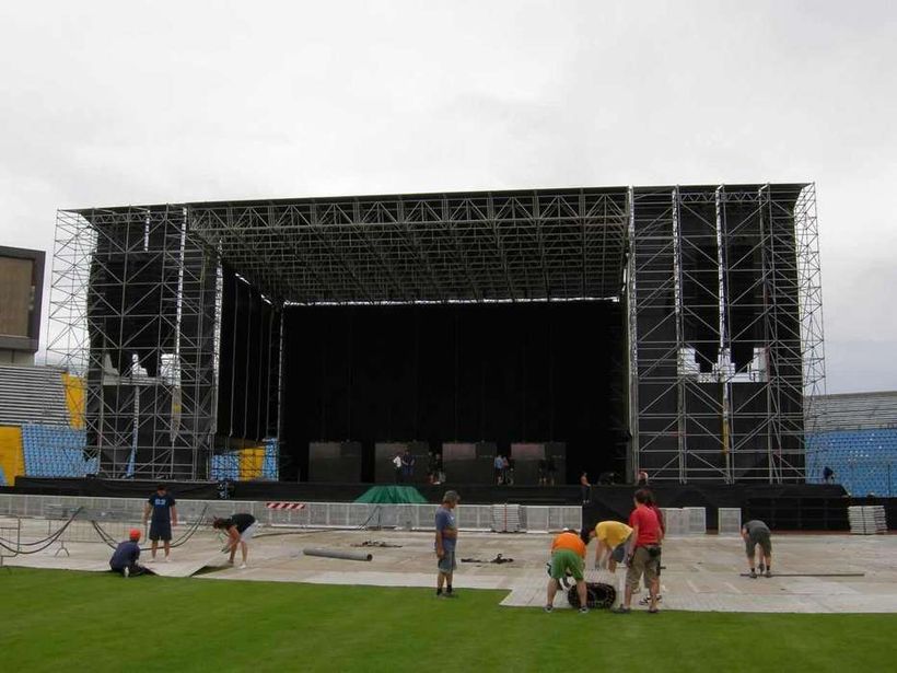 RED HOT CHILI PEPPERS - 2007 world tour - Udine work in progress